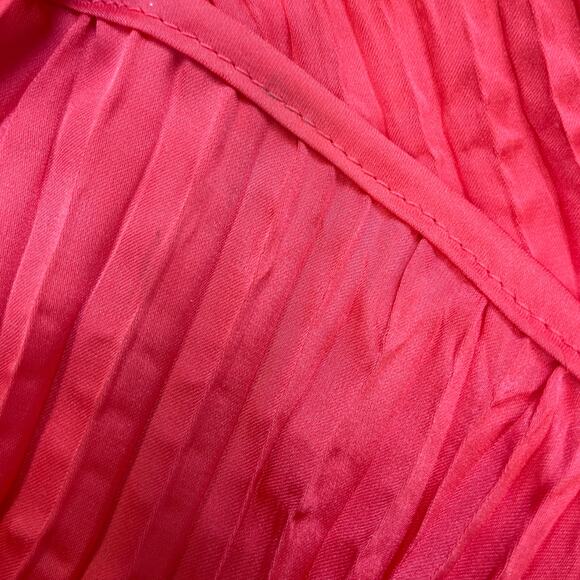 A New Day Women's Textured Satin Cami Blouse Coral Size Small - Picture 7 of 7